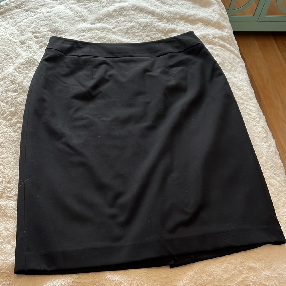Calvin Klein, black pencil skirt
